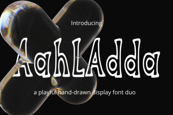 Aahladda: A Playful Display Font for Business