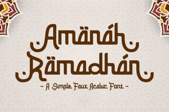 Amanah Ramadhan Font