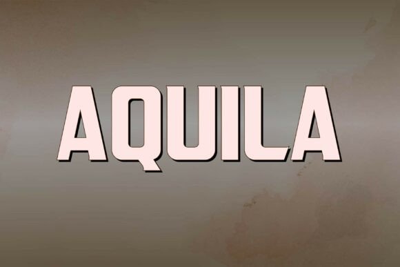 Aquila Bold: A Premium Display Font