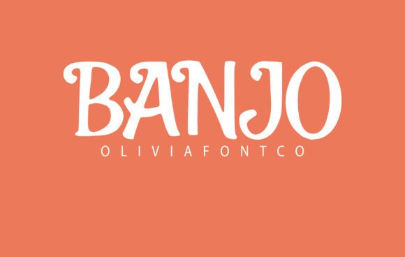 Banjo Font: Handmade Display Style