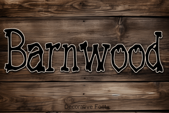 Barnwood Font for Rustic Branding