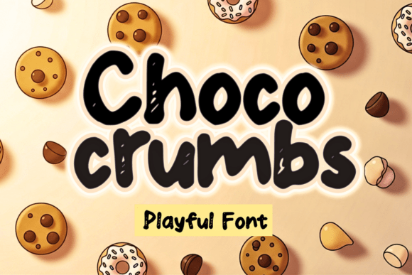 Choco Crumbs Font for Creative Projects