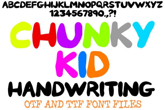 Chunky Kid Font for Playful Branding