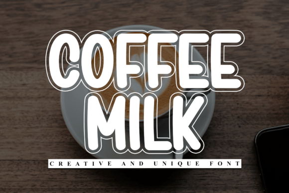 Coffee Milk Font for Web Design