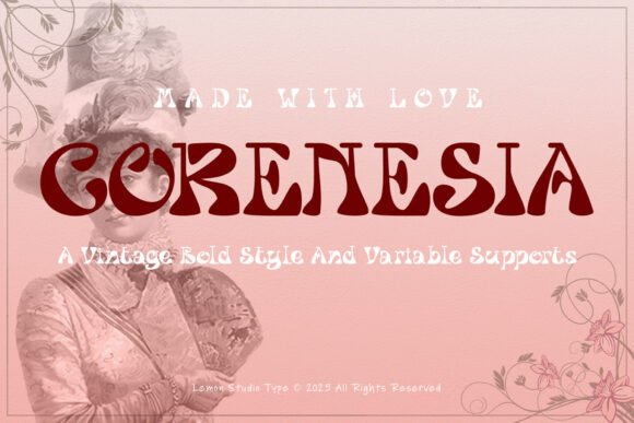 Corenesia Font for Bold Web Design