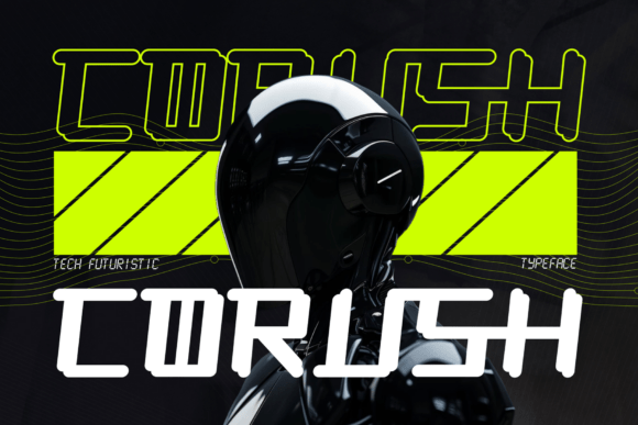 Corush: A Futuristic Font for Modern Brands
