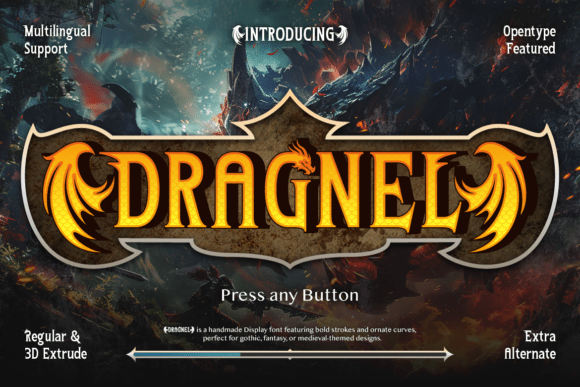 Dragnel Font: Bold Fantasy Display