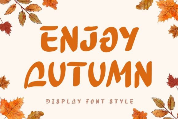 Enjoy Autumn Font for Seasonal Branding