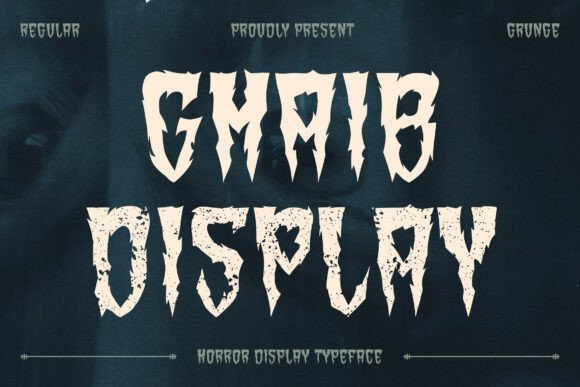 Ghaib Font for Mysterious Branding