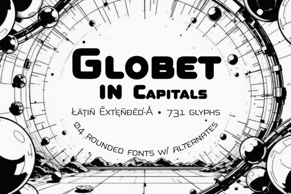 Globet in Capitals Font