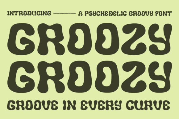 Groozy Font for Bold Web Design
