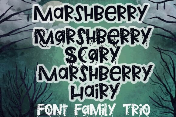Marshberry Scary Trio Font