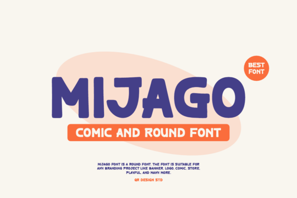 Mijago: A Bold Display Font for Creative Campaigns