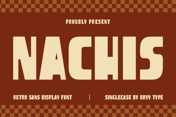 Nachis Font for Creative Makers