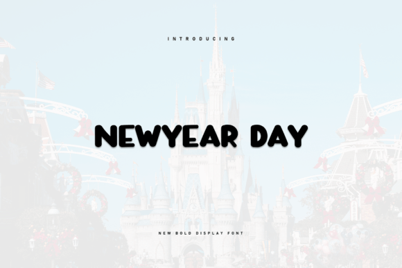 Newyear Day Font for Business Branding