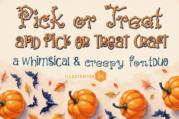 Pick or Treat Duo Font