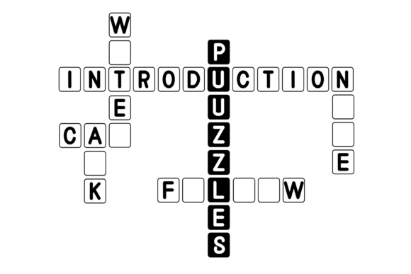 Puzzles Font for Editorial Design