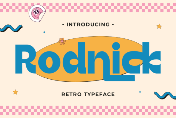 Rodnick: A Bold Display Font for Retro Campaigns