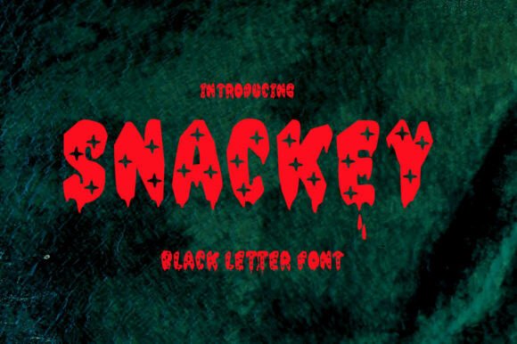 Snackey Font for Creative Makers