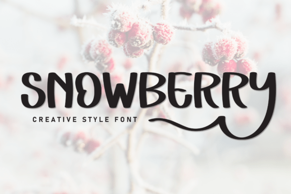 Snowberry Font for Web Design