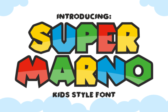 Super Marno Font for Creative Publishing