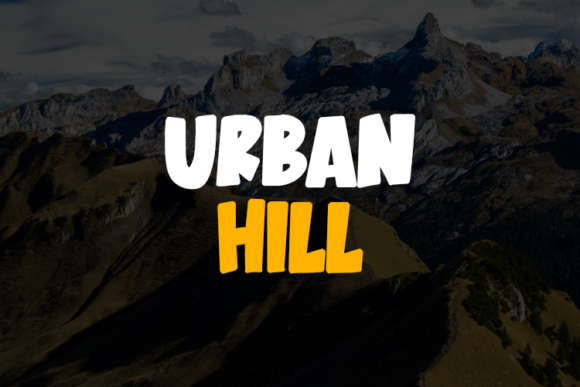 Urban Hill Font for Business Branding