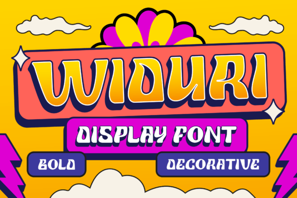 Widuri Font: Bold Retro Display