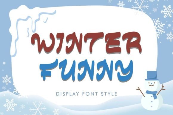 Winter Funny Font for Web Design
