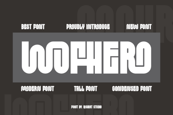 Wofhero Font for Creative Web Design